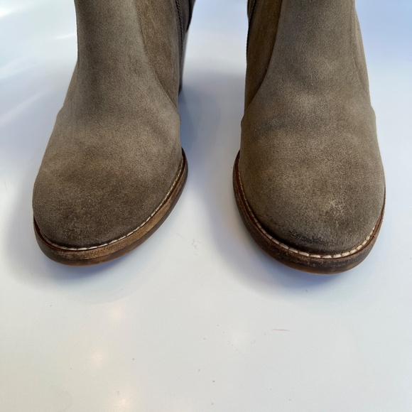 PAUL GREEN RILEY TAUPE SUEDE ROUND TOE ANKLE BOOTIE UK 3.5 (US 6) - Picture 3 of 14